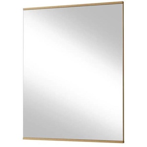 Spiegel  Longo ¦ holzfarben ¦ Glas,Aluminium,Holzwerkstoff,Massivholz ¦ Maße (cm): B: 68 H: 82 T: 2.5