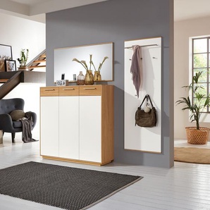 Spiegel I 123 x 61 x 2cm Braun Massivholz Eiche, lackiert 123 x 61 x 2cm