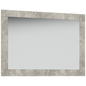 Spiegel  Mallin | grau | Holzwerkstoff, Glas | 95 cm | 68 cm | 1,8 cm |