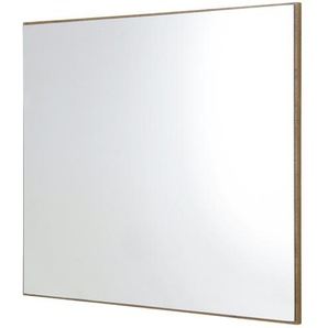 Spiegel 80 x 70 cm Medebach ¦ holzfarben ¦ Glas,Aluminium,Holzwerkstoff ¦ Maße (cm): B: 80 H: 70 T: 2.0