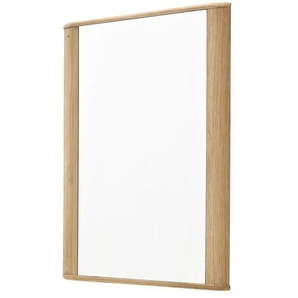 Spiegel 65 x 91 cm Melle ¦ holzfarben ¦ Glas,Aluminium,Holz ¦ Maße (cm): B: 65 H: 91 T: 3.0