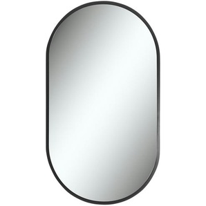 Spiegel mit LED - verspiegelt - Glas , Metall, Metall, Glas - 50 cm - 91 cm - 5 cm | Möbel Kraft