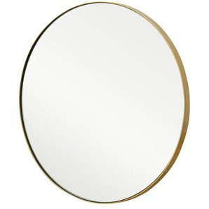 Spiegel  Pannone ¦ gold ¦ Metall,Glas ¦ Maße (cm): T: 2.2  Ø: 40