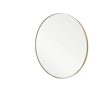 Spiegel  Pannone ¦ gold ¦ Metall,Glas ¦ Maße (cm): T: 2.2  Ø: 70