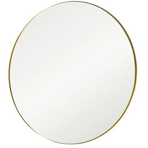 Spiegel  Pannone ¦ gold ¦ Metall,Glas ¦ Maße (cm): T: 3.0  Ø: 110