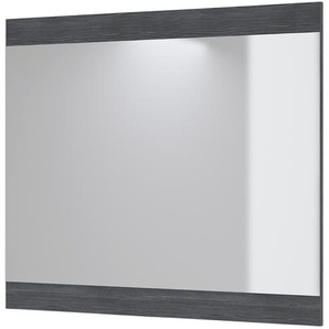 Spiegel  Santiago | grau | Glas , Holzwerkstoff | 90 cm | 77 cm | 2 cm |