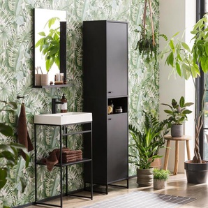 Spiegel »Savino« - schwarz - Holz -