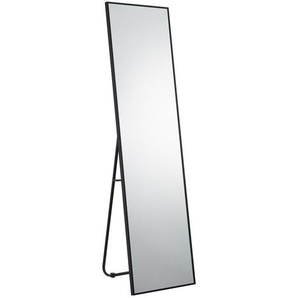 Spiegel Schwarz, 40x150 cm, mit schwarzem Rahmen - Wandspiegel