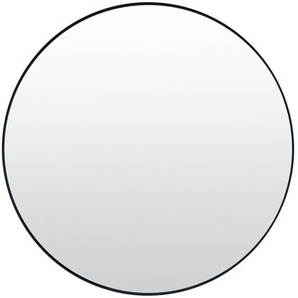 Spiegel - schwarz - Metall - 40 cm - 40 cm - 2 cm | Möbel Kraft
