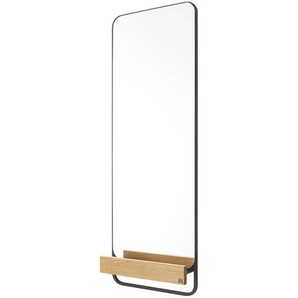 Spiegel - schwarz - Materialmix - 9,8 cm - 100 cm | Möbel Kraft