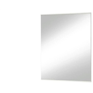 Spiegel  Skala ¦ weiß ¦ Glas,Aluminium,Holzwerkstoff ¦ Maße (cm): B: 58 H: 80 T: 2.5