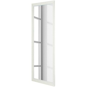 Spiegel Tamba II 50 x 150 x 4cm Weiß/Cremeweiß Rahmen: Massivholz Eukalyptus, lackiert 50 x 150 x 4cm