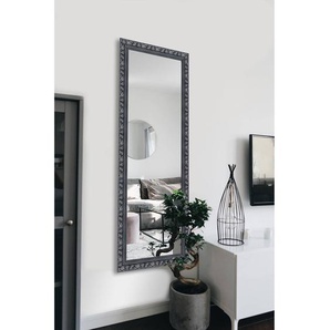 Spiegel Tasus II 50 x 150 x 3cm Schwarz Massivholz Eukalpytus, lackiert 50 x 150 x 3cm