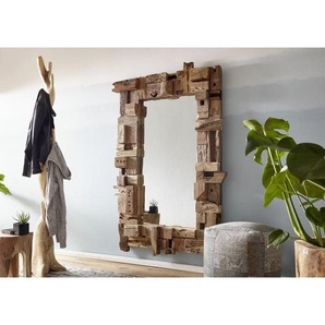 Spiegel Teak 100x160 natur lackiert unika 151