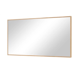 Spiegel 119 x 62 cm Tiba ¦ holzfarben ¦ Glas,Aluminium,Holz ¦ Maße (cm): B: 119 H: 62 T: 4.0