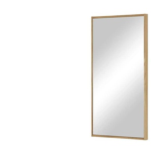 Spiegel 43 x 82 cm Tiba ¦ holzfarben ¦ Glas,Aluminium,Holz ¦ Maße (cm): B: 43 H: 82 T: 4.0