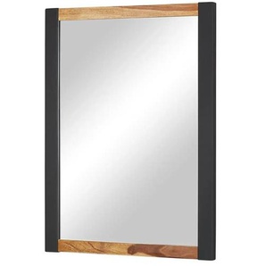 Spiegel Tierra Fuego | schwarz | Glas,Aluminium,Holz,Metall | 60 cm | 80 cm | cm 3,0 |