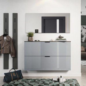 Spiegel »Valega« - anthrazit - Holz -