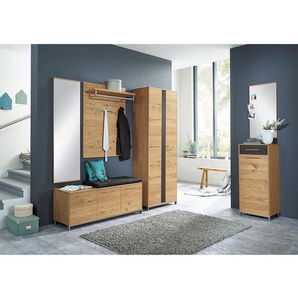 Spiegel II 41 x 140 x 2cm Braun Rahmen: Eiche massiv, lackiert Trägermaterial: Spanplatte 41 x 140 x 2cm