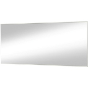 Spiegel - weiß - Glas , Aluminium, Holzwerkstoff - 123 cm - 62 cm - 2,5 cm | Möbel Kraft