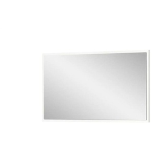 Spiegel   ¦ weiß ¦ Spiegelglas ¦ Maße (cm): B: 83 H: 48