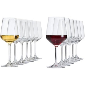 Spiegelau Gläserset Style, Klar, Glas, 12-teilig, 22.5 cm, ISO 9001, Essen & Trinken, Gläser, Gläser-Sets