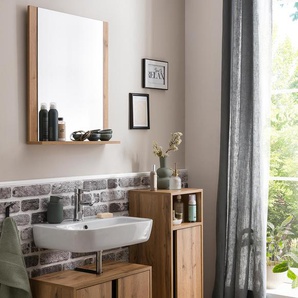 Spiegelelement »Dex« - braun - Holz -