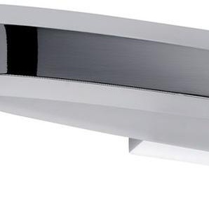 Spiegelleuchte PAULMANN Kuma 500mm IP44 9W Chrom, Weiß, Metall, Acryl Lampen Gr. Höhe: 4,5 cm, weiß (chromfarben, weiß) Bad-Spiegelleuchten Badezimmerleuchte