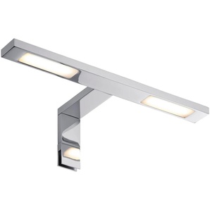 Spiegelleuchte PAULMANN LED Galeria Spiegel- und Aufschrankleuchte Double Hook 2x3,2W Chrom Lampen Gr. 2 flammig, Höhe: 8,0 cm, grau (chromfarben) Bad-Spiegelleuchten LED Galeria Spiegel- und Aufschrankleuchte Double Hook 2x3,2W Chrom