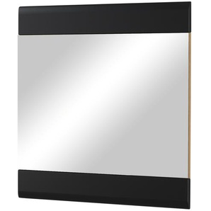 Spiegelpaneel  Cortina ¦ schwarz ¦ Holzwerkstoff,Glas ¦ Maße (cm): B: 80 H: 80 T: 2.0