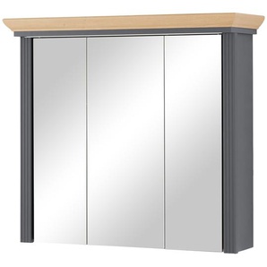 Spiegelschrank  Varese ¦ grau ¦ Maße (cm): B: 83 H: 75 T: 25.0