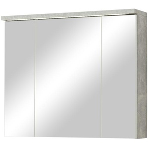 Primo Spiegelschrank - grau - Materialmix - 80 cm - 69 cm - 20 cm | Möbel Kraft