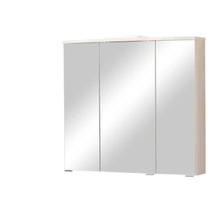 Spiegelschrank  Bodensee ¦ beige ¦ Maße (cm): B: 80 H: 73 T: 14.0