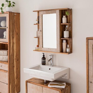 Spiegelschrank 70 x 72 x 15cm Braun