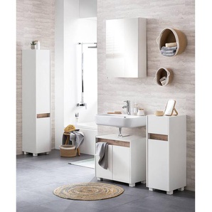 Spiegelschrank Cosmo 50 x 71 x 16cm Weiß/Weiß