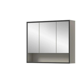 Spiegelschrank   ¦ creme ¦ Maße (cm): B: 80 H: 68