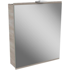 Spiegelschrank FACKELMANN Lima Schränke Gr. B/H/T: 60 cm x 73 cm x 15,5 cm, 1 St., beige (steinesche) Bad-Spiegelschränke