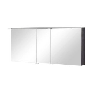 Spiegelschrank - grau - Materialmix - 150 cm - 66 cm - 15 cm | Möbel Kraft