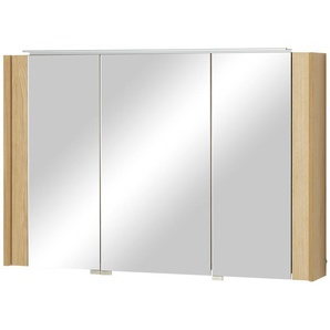 Spiegelschrank   ¦ holzfarben ¦ Maße (cm): B: 122 H: 76,8 T: 20.8