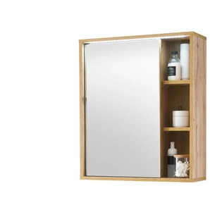 Spiegelschrank - holzfarben - Materialmix - 60 cm - 70 cm - cm 20,0 | Möbel Kraft