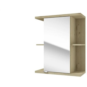Spiegelschrank - holzfarben - Materialmix - 60 cm - 72 cm - cm 25,0 | Möbel Kraft