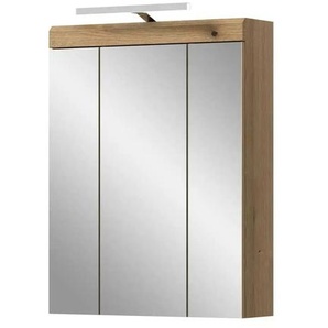 Spiegelschrank - holzfarben - Materialmix - 60 cm - 79 cm | Möbel Kraft