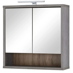 Spiegelschrank - holzfarben - Materialmix - 70 cm - 65 cm - cm 22,0 | Möbel Kraft