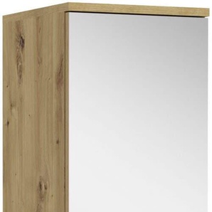 Spiegelschrank INOSIGN Garderobenschrank Schränke Gr. B/H/T: 30 cm x 193 cm x 34 cm, braun (no x, oak, nachbildung) Bad-Spiegelschränke