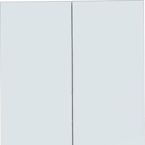 Spiegelschrank INOSIGN Sovana Schränke Gr. B/H/T: 60 cm x 67 cm x 18 cm, ohne Beleuchtung, 2 St., weiß (weiß, spiegelglas) Bad-Spiegelschränke Breite 60 cm, wahlweise mit oder ohne LED-Beleuchtung