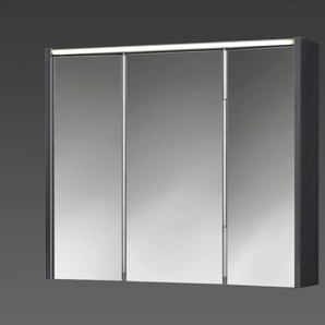 Spiegelschrank JOKEY Arbo Schränke Gr. B/H/T: 73 cm x 62,7 cm x 15,7 cm, 3 St., grau (anthrazit) Bad-Spiegelschränke 73 cm Breite