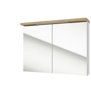 Spiegelschrank - mehrfarbig - Materialmix - 80 cm - 60 cm - cm 20,0 | Möbel Kraft