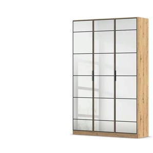 Spiegelschrank mit Einlegeböden Acero ¦ verspiegelt ¦ Maße (cm): B: 136 H: 210