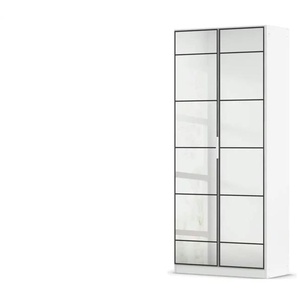 Spiegelschrank mit Einlegeböden Acero ¦ weiß ¦ Maße (cm): B: 91 H: 210