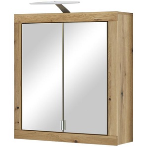 smart Spiegelschrank  Oslo  ¦ holzfarben ¦ Maße (cm): B: 69 H: 75 T: 22.0